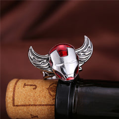Captain America Rotatable Angel Wings Ring