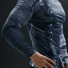 Winter Soldier Longsleeve Fitness T-Shirt