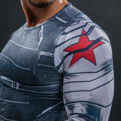 Winter Soldier Longsleeve Fitness T-Shirt