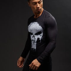 Punisher Longsleeve Bodybuilding T Shirt