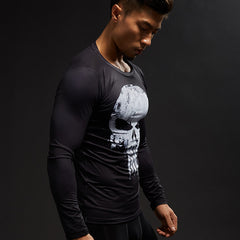 Punisher Longsleeve Bodybuilding T Shirt