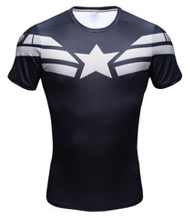 Captain America Bodybuilding T Shirt