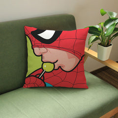 Captain America Drinking Tomato Soup Cushion