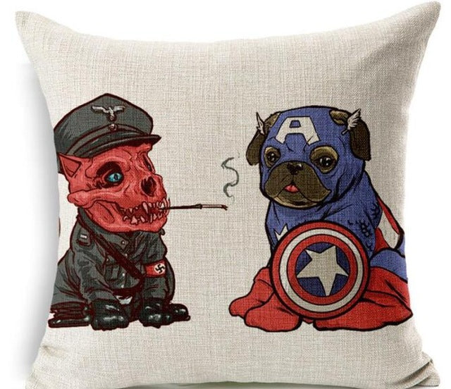 Captain America & Red Skull Doggy Cushion