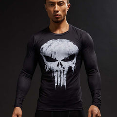 Punisher Longsleeve Bodybuilding T Shirt