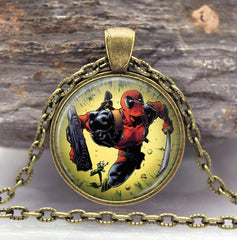 DEADPOOL Iron Throne Glass Necklace