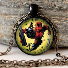DEADPOOL Iron Throne Glass Necklace
