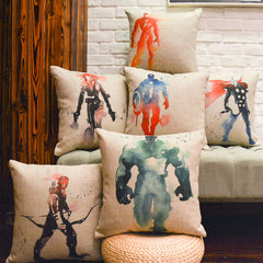 Hawkeye Watercolor Cushion