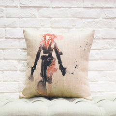 Hawkeye Watercolor Cushion