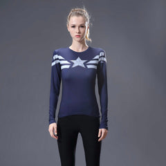 Captain America Long Sleeve T-Shirt