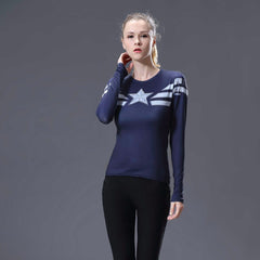 Captain America Long Sleeve T-Shirt