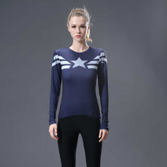Captain America Long Sleeve T-Shirt