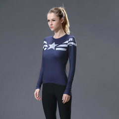 Captain America Long Sleeve T-Shirt