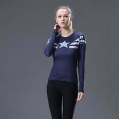 Captain America Long Sleeve T-Shirt