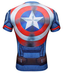 Captain America Fitness T-Shirt