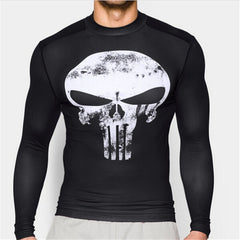 Punisher Longsleeve Bodybuilding T Shirt