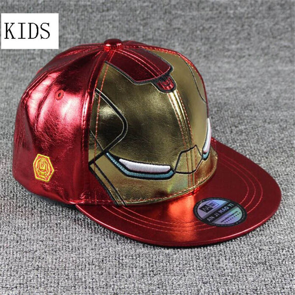 Iron Man Red & Gold Kids Hat