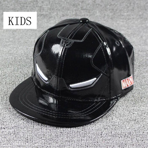 Iron Man Black Kids Hat