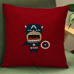 Humorous Screaming Captain America Cushion