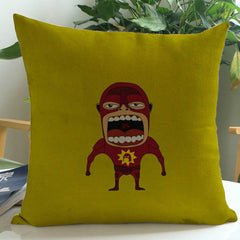 Humorous Screaming Captain America Cushion