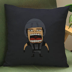 Humorous Screaming Captain America Cushion