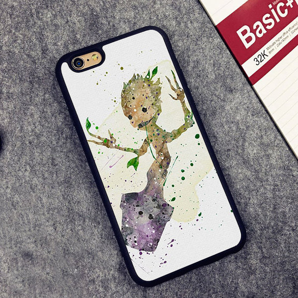 Groot Watercolor iPhone Case