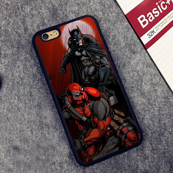 BATMAN VS DEADPOOL iPhone Case