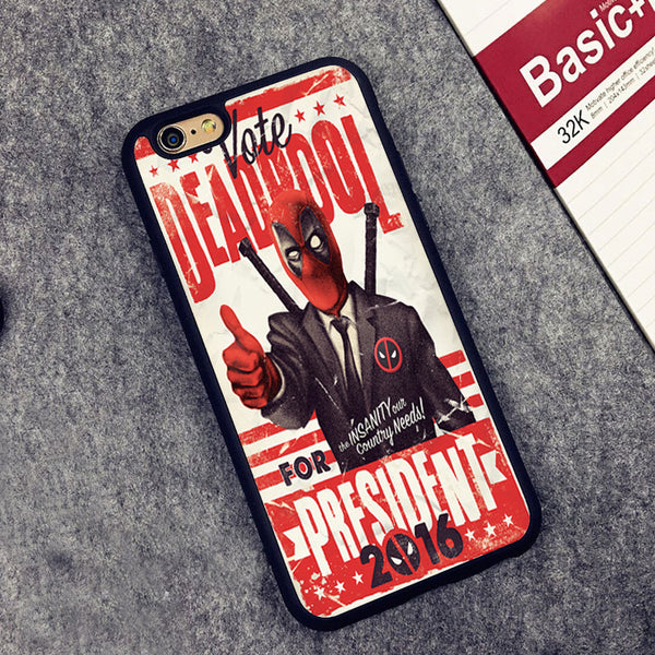 Vote Deadpool for President Deadpool Mask iPhone Case