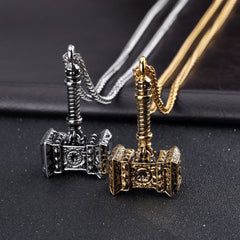 Thor Hammer Pendant Necklace