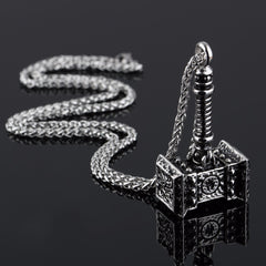 Thor Hammer Pendant Necklace