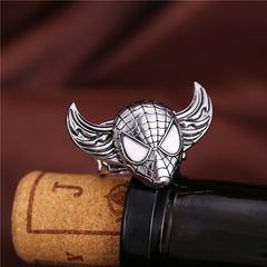 Spiderman Rotatable Angel Wings Ring