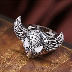 Spiderman Rotatable Angel Wings Ring