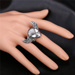 Spiderman Rotatable Angel Wings Ring