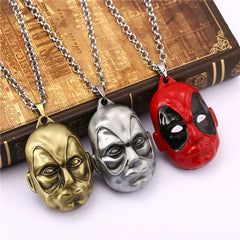 Deadpool Face Necklace