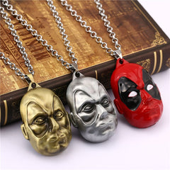 Deadpool Face Necklace