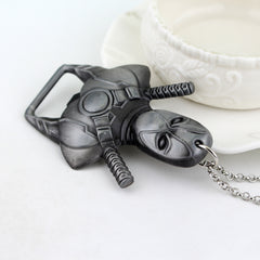 Deadpool Bottle Opener Pendant Necklace