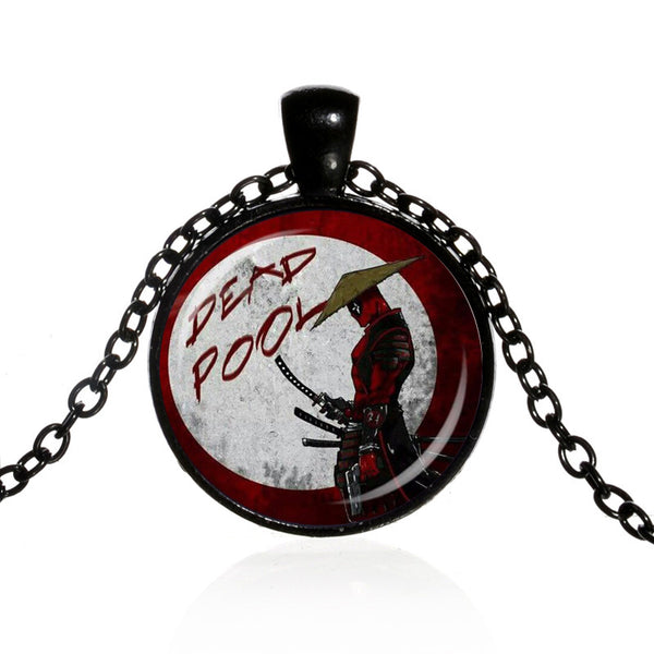 Deadpool Glass Dome Pendant