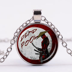 Deadpool Glass Dome Pendant