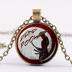 Deadpool Glass Dome Pendant