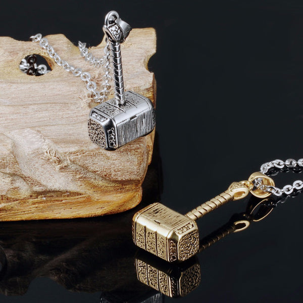 Thor Hammer Stainless Steel Necklace