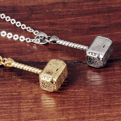 Thor Hammer Stainless Steel Necklace