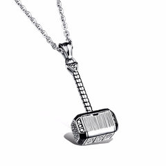 Thor Hammer Stainless Steel Necklace